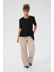 Cream Koszulka w kolorze czarnym rozmiar: M. Czarne bluzki Cream, m, bez wzorów, bez kołnierzyka, bez ramiączek. Za 104.99 zł.