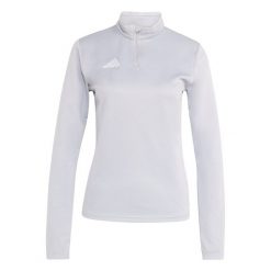 Bluza damska adidas Entrada 26 treningowa. Białe bluzy Adidas, bez wzorów, z materiału, bez kaptura. Za 121.99 zł.