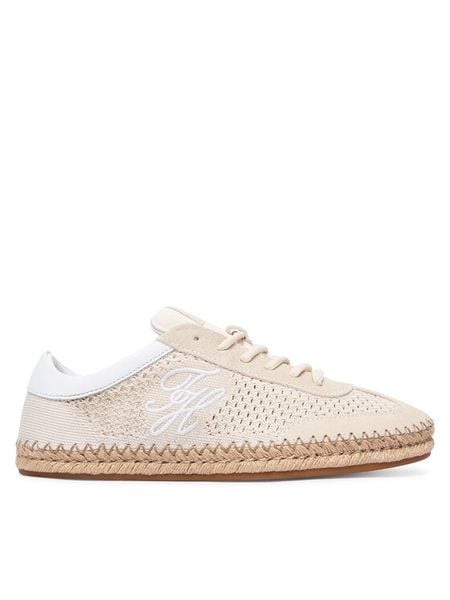 Tommy Hilfiger Espadryle Th Heritage Rope Sneaker FW0FW09406 Beżowy. Brązowe espadryle TOMMY HILFIGER, bez wzorów, z materiału, bez obcasa, bez zapięcia. Za 404.99 zł.
