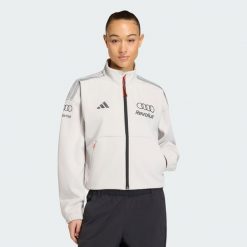 Bluza Dresowa Damska Audi Formula One Team Engineers & Marketing. Białe bluzy Adidas, bez wzorów, z dresówki, bez kaptura. Za 529.00 zł.