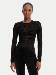 Versace Jeans Couture Body 79HAM221 JS490 Czarny Slim Fit. Czarne body Versace Jeans Couture, bez wzorów, z jeansu. Za 959.99 zł.