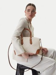 MICHAEL Michael Kors Torebka 30R6G1WS7B Kremowy. Białe torebki klasyczne MICHAEL Michael Kors, bez wzorów, ze skóry, bez dodatków. Za 798.99 zł.