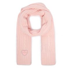 Szalik Guess. Czerwone szaliki Guess, z aplikacjami. Za 134.99 zł.