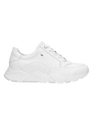 Wojas Skórzane sneakersy w kolorze białym rozmiar: 38. Białe trampki Wojas, bez wzorów, ze skóry, bez zapięcia. Za 261.67 zł.