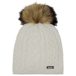 Czapka damska Afra Lux. Czarne czapki Eisbar, bez wzorów, z materiału. Za 174.90 zł.