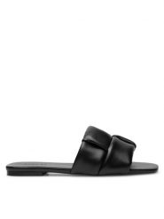 Badura Klapki FAUSTINE-112793 Czarny. Czarne klapki Badura, bez wzorów, ze skóry, bez obcasa. Za 229.99 zł.
