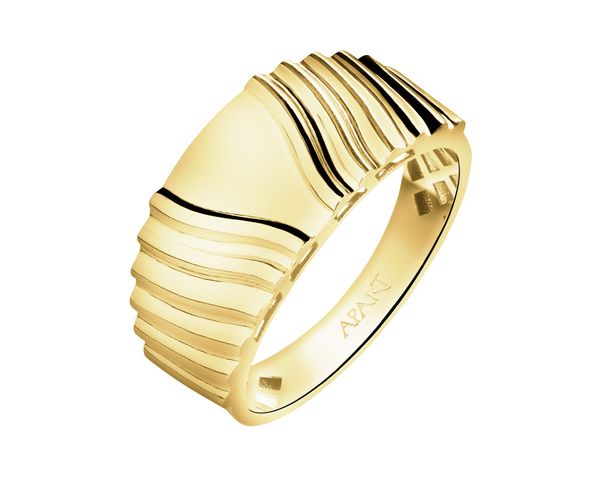 Złoty pierścionek. Żółte pierścionki Apart, złote. Za 1,769.00 zł.