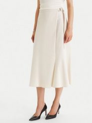 BOSS Spódnica trapezowa Vuleran 1 50557420 Écru Regular Fit. Spódnice Boss, bez wzorów, z bawełny, trapezowe. Za 1,089.00 zł.