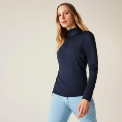 Lowline II Lekka damska rozciągliwa warstwa środkowa. Niebieskie bielizna sportowa Dare 2b, bez wzorów. Za 139.99 zł.