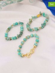 L'Atelier de Gaia Bransoletki (3 szt.) rozmiar: onesize. Niebieskie bransoletki L'Atelier de Gaia, z mosiądzu. Za 42.95 zł.