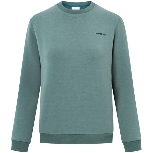 Damska bluza z okrągłym dekoltem Viking Escape Bamboo. Zielone bluzy Viking, l, bez wzorów, bez kaptura. Za 202.06 zł.