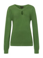 More & More Sweter w kolorze zielonym rozmiar: 46. Zielone swetry More & More, s, bez wzorów, z wiskozy, bez ramiączek. Za 96.83 zł.