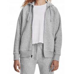 Bluza na co dzień Damska Under Armor 13 Bawełaniana Z Kapturem Zamek Dres. Szare bluzy Under Armour, bez wzorów, z dresówki, z kapturem. Za 189.00 zł.