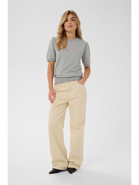 SAINT TROPEZ Sweter w kolorze szarym rozmiar: M. Szare swetry Saint Tropez, m, bez wzorów, bez ramiączek. Za 115.24 zł.