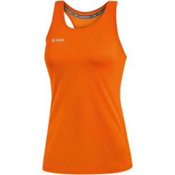 Damski tank top Jako top Run 2.0. Brązowe topy JAKO, bez wzorów, bez kołnierzyka, bez ramiączek. Za 155.50 zł.