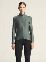 Craft Kurtka kolarska "Core Bike Essence" w kolorze zielonym rozmiar: XL. Szare kurtki sportowe Craft, xl, bez wzorów, z materiału, bez kaptura, rowerowe. Za 139.95 zł.