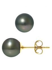 Pearl Addict Złote kolczyki-wkrętki z perłami rozmiar: onesize. Brązowe kolczyki Pearl Addict, z perłą, złote. Za 761.99 zł.