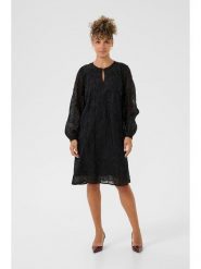 Cream Sukienka w kolorze czarnym rozmiar: 38. Czarne sukienki Cream, na co dzień, z aplikacjami, bez kołnierzyka, bez ramiączek, midi, proste. Za 173.99 zł.