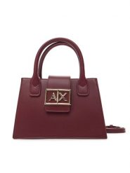 Armani Exchange Torebka XW000306 AF12039 UA343 Bordowy. Czerwone torebki klasyczne Armani Exchange, bez wzorów, ze skóry, bez dodatków. Za 659.99 zł.