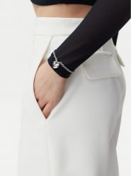 Guess Bransoletka JUBB05 217JW Srebrny. Szare bransoletki Guess, metalowe. Za 139.99 zł.