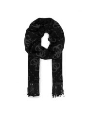 Guess Szalik AW5453 VIS03 Czarny. Czarne rękawiczki Guess, z aplikacjami, z bawełny. Za 199.99 zł.