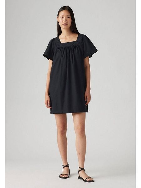 Levi's Sukienka w kolorze czarnym rozmiar: L. Czarne sukienki Levi's®, l, bez wzorów, bez kołnierzyka, bez ramiączek, mini. Za 126.75 zł.