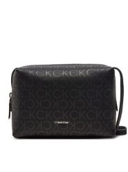 Calvin Klein Torebka Ck Must Mini K60K612446 Czarny. Czarne listonoszki Calvin Klein, bez wzorów, ze skóry, bez dodatków. Za 219.99 zł.