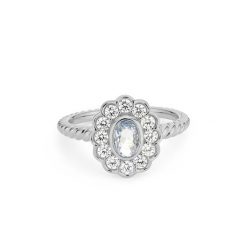 Pierścionek 24Kae - srebro Pierścionki 1 ct Damski. Pierścionki z cyrkonią, srebrne. Za 418.99 zł.