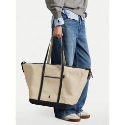 Torebka Polo Ralph Lauren. Brązowe shopper Polo Ralph Lauren, bez wzorów, bez dodatków. Za 1,599.00 zł.