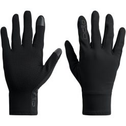 Rękawice Odlo Gloves full finger MULTISPORT LIGHT. Czarne rękawiczki Odlo, bez wzorów, sportowe. Za 169.99 zł.