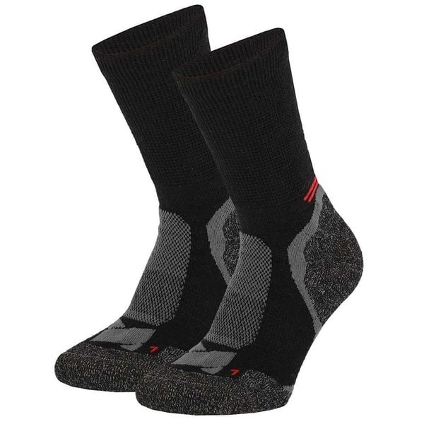 Skarpety turystyczne - Wełna Merino - Multi czarny - 2 pary. Czarne skarpety XTREME, bez wzorów, z wełny. Za 128.95 zł.