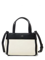 Calvin Klein Torebka Kobiety biały|czarny, ONE SIZE. Białe torby na ramię Calvin Klein, bez wzorów, z bawełny, na ramię, bez dodatków. Za 399.95 zł.
