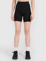 4F Legginsy w kolorze czarnym rozmiar: M. Czarne legginsy 4f, m, bez wzorów, z bawełny, z podwyższonym stanem. Za 43.68 zł.