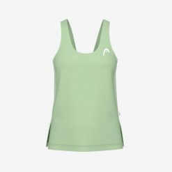 SPIRIT Tank Top Girls. Zielone koszulki sportowe Head, bez wzorów, bez ramiączek, tenisowe. W wyprzedaży za 153.00 zł.