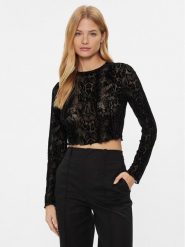 ONLY Bluzka 15308482 Czarny Regular Fit. Czarne bluzki Only, l, bez wzorów, z syntetyku, bez kołnierzyka, bez ramiączek. Za 79.99 zł.