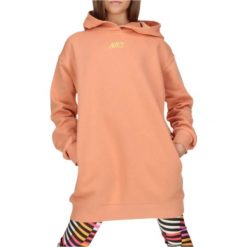 Bluza polarowa Nike Club. Brązowe bluzy Nike, bez wzorów, z dresówki, bez kaptura. Za 228.99 zł.