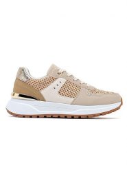 Sixth Sens Sneakersy w kolorze kremowo-złoto-beżowym rozmiar: 39. Białe trampki Sixth Sens, bez wzorów, bez zapięcia. Za 150.45 zł.