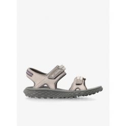 Sandały turystyczne damskie Columbia Konos Hiker 2-Strap. Brązowe sandały Columbia, bez wzorów, sportowe, bez obcasa, bez zapięcia. Za 239.99 zł.
