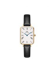 Daniel Wellington Zegarek Quadro Roman Numerals Sheffield DW00100692 Czarny. Czarne, analogowe zegarki Daniel Wellington. Za 519.99 zł.