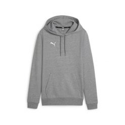Bluza damska z kapturem Puma TeamGoal. Szare bluzy Puma, bez wzorów, z dresówki, z kapturem. Za 216.00 zł.