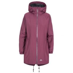Kurtka Damska Wodoodporna. Czarne kurtki Trespass, l, bez wzorów, z materiału, z kapturem. Za 276.99 zł.