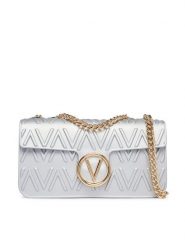 Valentino Torebka Alexia Summer VBSA0N09 Srebrny. Szare listonoszki Valentino, bez wzorów, ze skóry, bez dodatków. Za 419.99 zł.