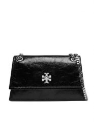 Tory Burch Torebka Kira 176642 Czarny. Czarne torebki klasyczne Tory Burch, bez wzorów, ze skóry, bez dodatków. Za 1,889.00 zł.