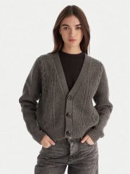 G-Star Raw Kardigan Cable D27729-D770 Szary Relaxed Fit. Szare kardigany G-Star Raw, l, bez wzorów, z wełny. Za 579.99 zł.