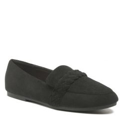 Lordsy Clara Barson. Czarne lordsy Clara Barson, bez wzorów, bez obcasa, bez zapięcia. Za 59.99 zł.