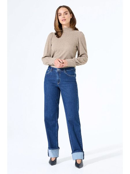 Garcia Bluzka w kolorze szarobrązowym rozmiar: L. Szare bluzki Garcia, l, bez wzorów, z koronki, bez kołnierzyka, bez ramiączek. Za 87.40 zł.