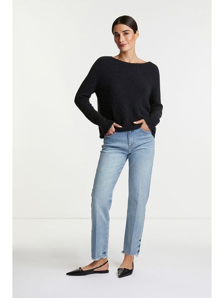 Rich & Royal Sweter w kolorze czarnym rozmiar: M. Czarne swetry Rich & Royal, m, bez wzorów, bez ramiączek. Za 259.95 zł.