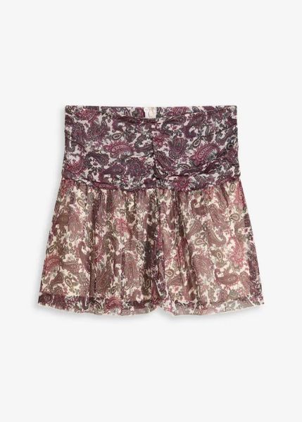 Spódnica mini. Brązowe spódnice bonprix, bez wzorów, mini. Za 27.99 zł.