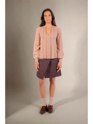 Perfect Cashmere Kaszmirowy sweter "Noty" w kolorze karmelowym rozmiar: XXL. Brązowe swetry Perfect Cashmere, xxl, bez wzorów, z kaszmiru, bez ramiączek. Za 413.99 zł.