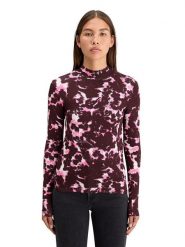 Scotch & Soda Koszulka w kolorze bordowo-różowym rozmiar: L. Czerwone bluzki Scotch & Soda, l, bez wzorów, bez kołnierzyka, bez ramiączek. Za 113.63 zł.